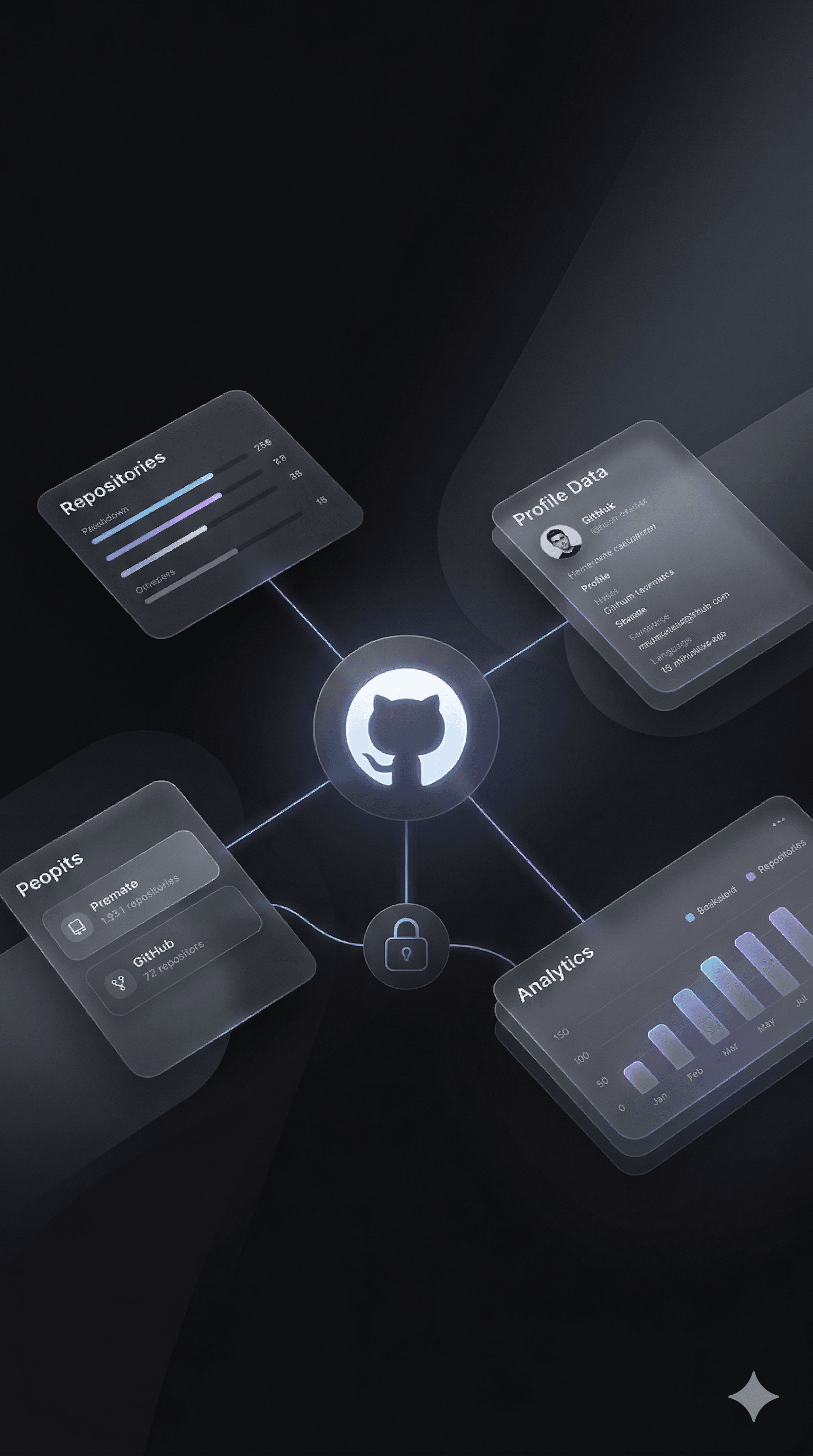 Enter a GitHub username preview inside the GitHance workflow